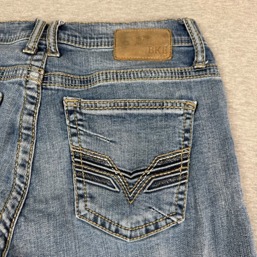BKE Jake Straight Leg Jeans Mens 33x34 Medium Wash Denim ABS15430